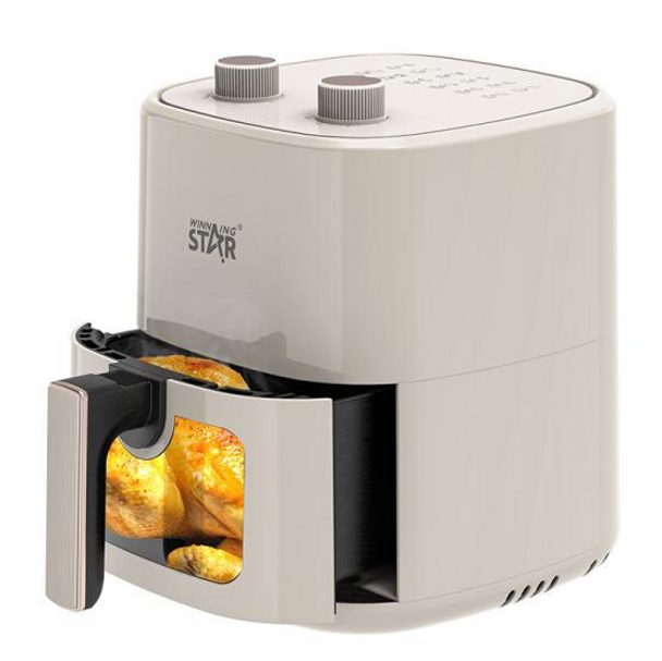 Air Circulation Fryer with Visible Window 1500W 4.5L