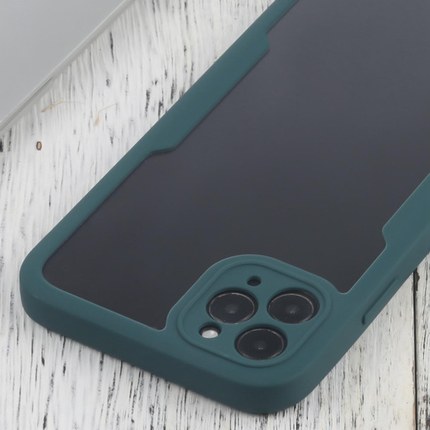 Acrylic + TPU 360 Degrees Full Coverage Shockproof Protective Case - iPhone 11 Pro Max(Green)