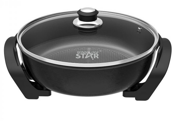 Electric Nonstick Aluminum Frying Pan  1500W