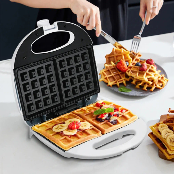 Portable 2 Slice Waffle Maker