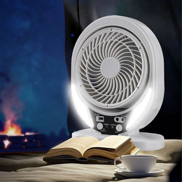 4 in 1 Rechargeable Fan With LED Light