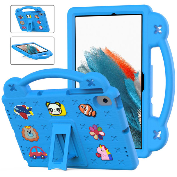 Samsung Galaxy Tab A8 10.5 2021 / Lenovo Tab M10 Plus 3rd Gen TB125FU 2022 / Huawei MatePad Pro (2021/2019) / Nokia T20 10.36 2021 Handle Kickstand Children EVA Shockproof Tablet Case(Sky Blue) - Open Box (Grade A)