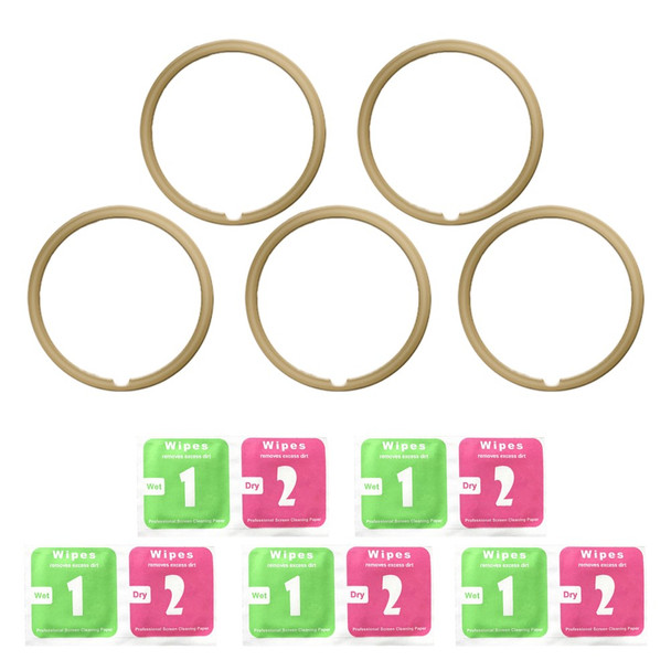 5Pcs Soft 3D Curved Edge Protective Film Cover Screen Protector for Garmin Lily - Gold(Color=Gold) - Open Box (GRADE A)
