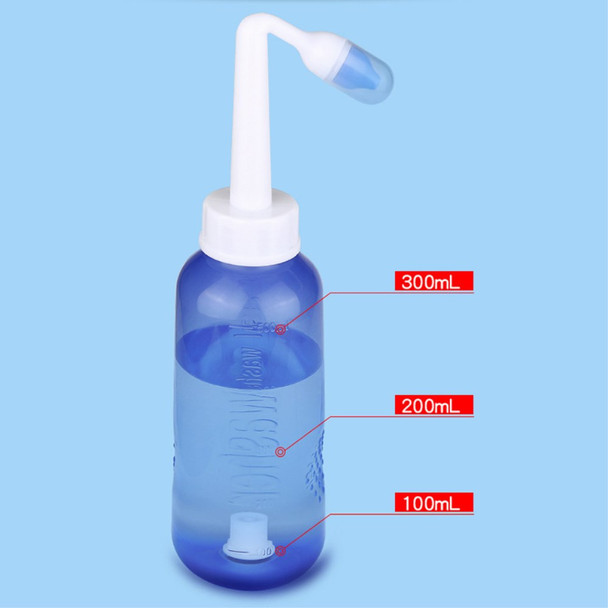 300ML Nasal Wash Nose Cleaner Children Adult Allergic Rhinitis Cleaning Bottle Tools Nasal Washer - Open Box (GRADE A)