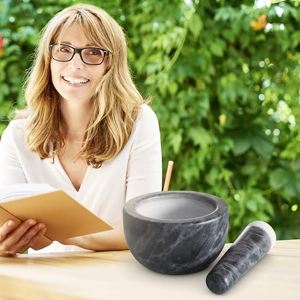 Marble Pestle And Mortar