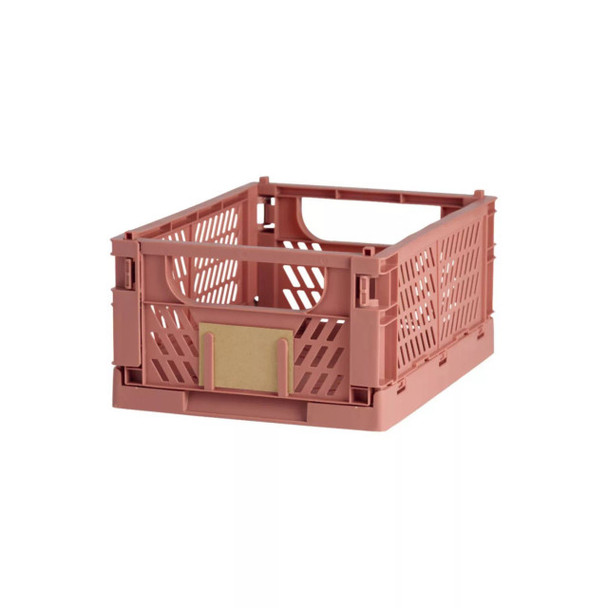 Storage Box  Foldable.25X16.5X10cm - Misty Coral