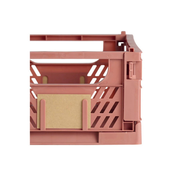 Storage Box  Foldable.25X16.5X10cm - Misty Coral