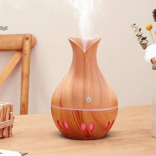 Wood Grain Small Vase Humidifier