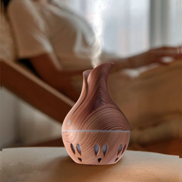 Wood Grain Small Vase Humidifier