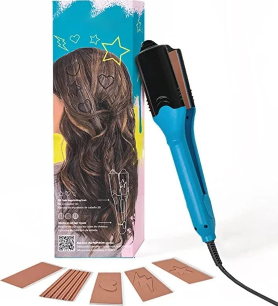 Sleek Flat Iron With 5 Interchangeable Plates