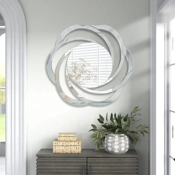 Home Vive - Swirl Frameless Mirror