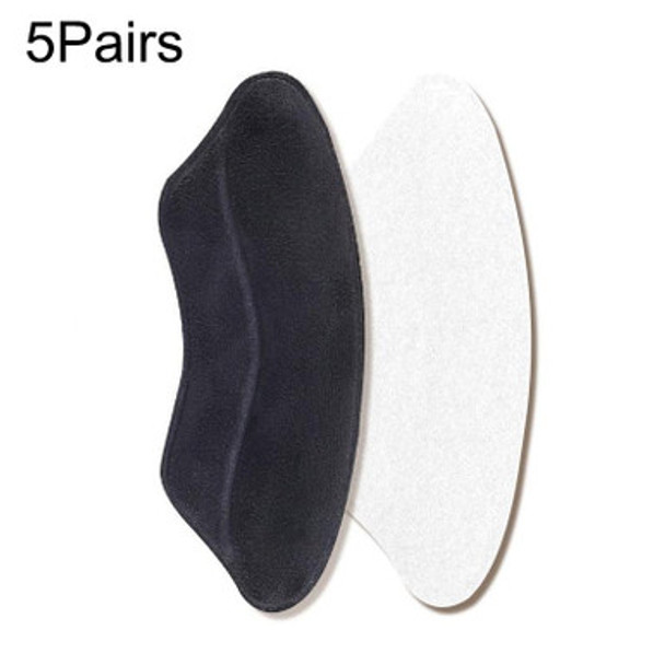 5 Pairs 062 High-heeled Shoes Sponge Soft Anti-abrasion Anti-slip Heel Protective Sticker(Black) - Open Box (Grade A)