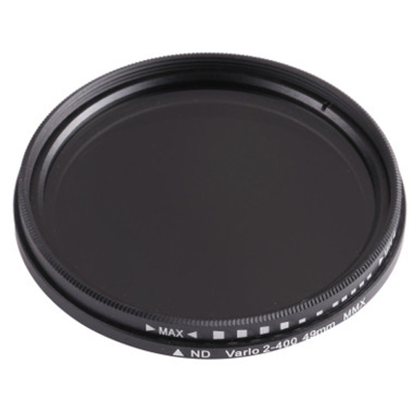 49mm ND Fader Neutral Density Adjustable Variable Filter, ND 2 to ND 400 Filter - Open Box (Grade A)