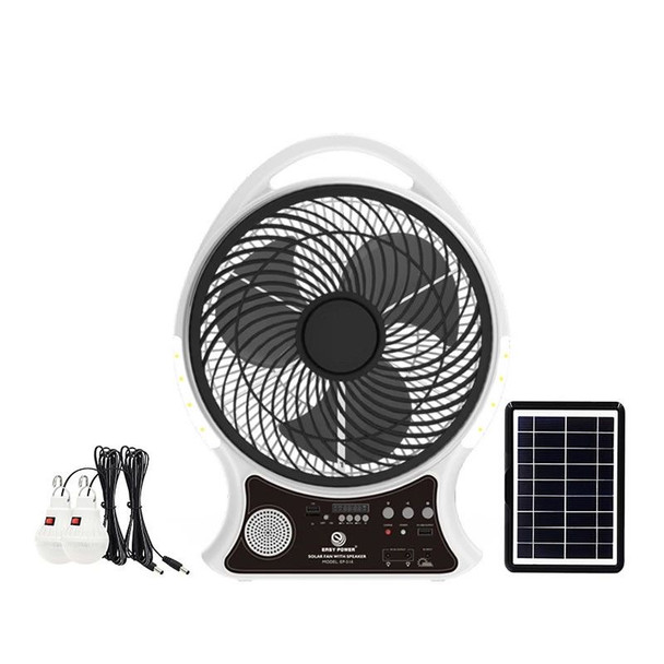 14'' Rechargeable Solar Powered AC/DC Fan