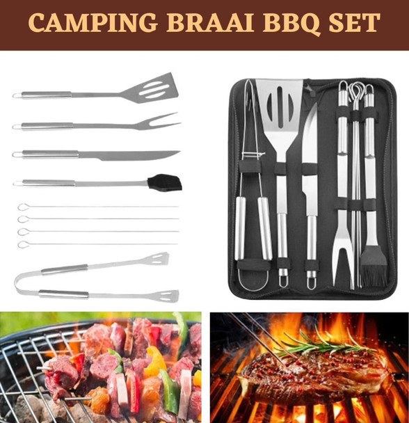 Camping Braai BBQ Set