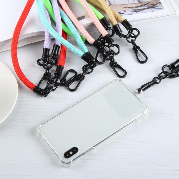 Universal Phone Solid Color Long Lanyard(Grey)