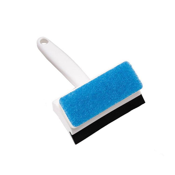 2 In 1 Window Glass Cleaning Brush Dust Collecting Window Brush Cleaning Wiper(White)