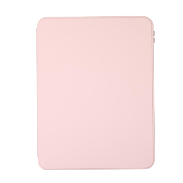 For iPad Pro 11 2022 / 2020 / 2021 / 2018 2 in 1 Acrylic Split Rotating Leather Tablet Case(Pink)