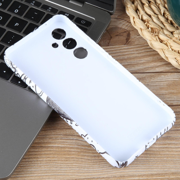 For Samsung Galaxy A23 Painted Pattern Precise Hole PC Phone Case(Block Monster)