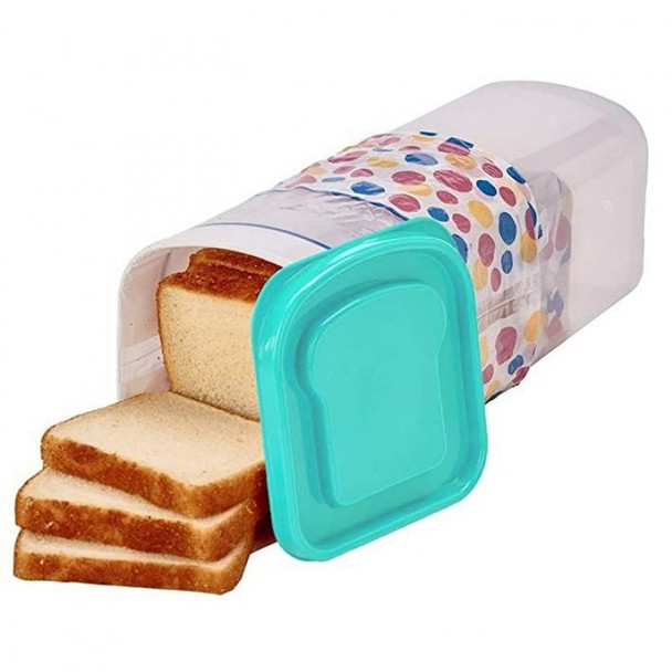 Bread Fresh Container Toast Storage Box Bread Storage Dispenser(Emerald)
