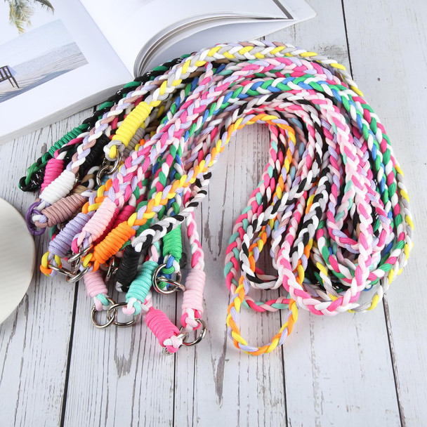 Universal Phone Three Strand Long Lanyard(Pink Rose Red Green)