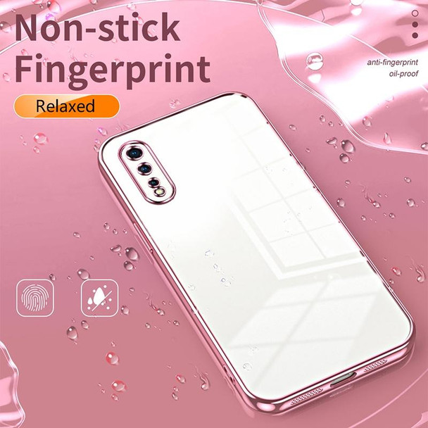 For vivo iQOO Neo Transparent Plating Fine Hole Phone Case(Transparent)