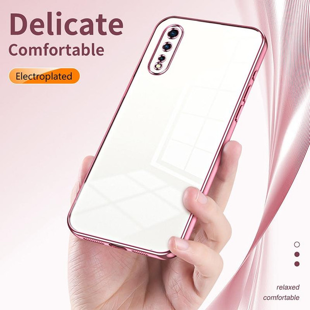 For vivo iQOO Neo Transparent Plating Fine Hole Phone Case(Transparent)