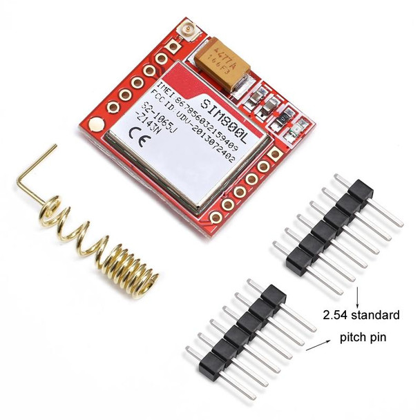 SIM800L GPRS Adapter Board GSM Module Micro SIM Card Core Board GSM Mod(Without Antenna)