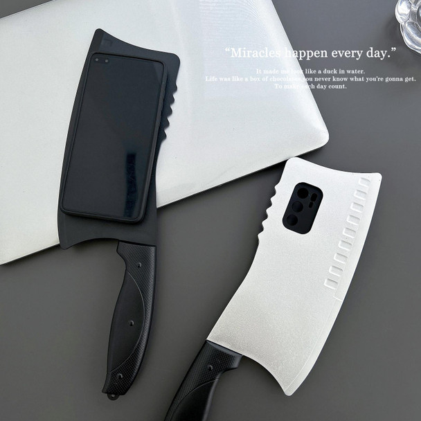 For Huawei Mate 40 Pro Simulated Kitchen Knife TPU + PC Phone Case(Black)