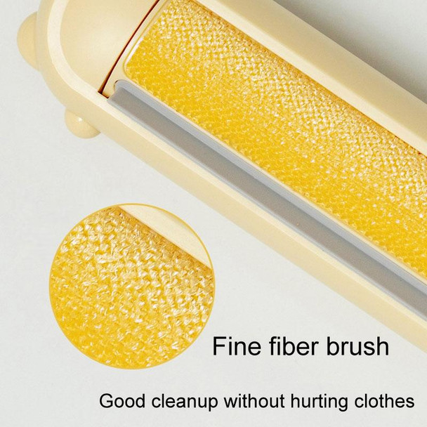 Pet Floating Hair Clothes Bed Sheets Brush Electrostatic Adsorption Hair Remover(Yellow)