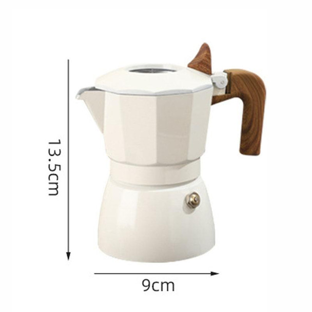 100ml Dual Valve Mocha Pot Espresso Machine Outdoor Coffee Brewing Pot Extraction Tool(Green)