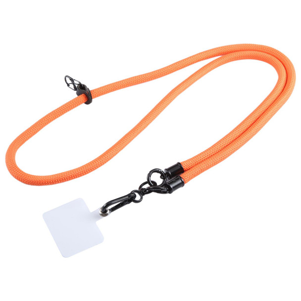 Universal Phone Solid Color Long Lanyard(Orange)