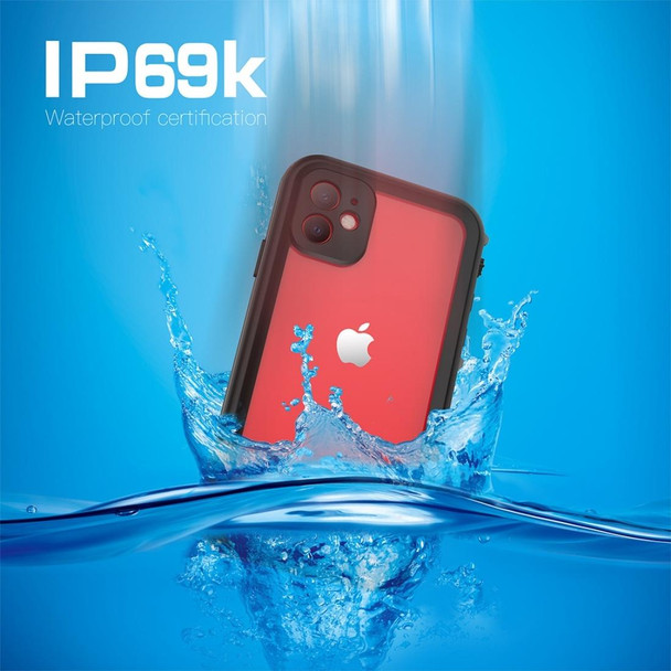 iPhone 11 RedPepper Shockproof Waterproof PC + TPU Protective Case(Black)