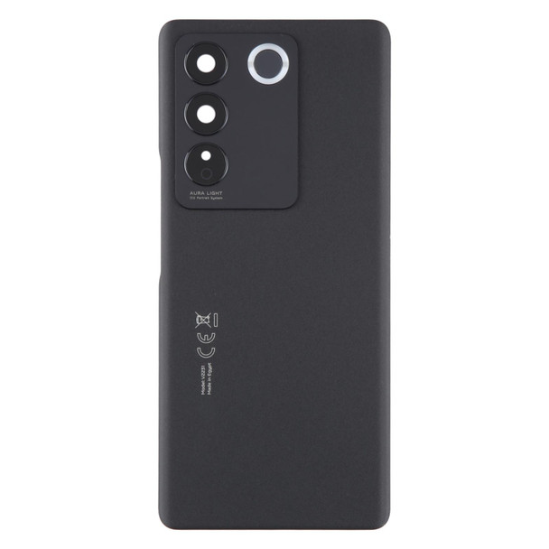 For vivo V27 Pro Original Battery Back Cover with Camera Lens Cover(Black)