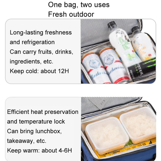 Outdoor Portable Thickened Waterproof Food Ice Pack Storage Bag Foldable Car Refrigerator Insulation Box, Capacity: 18L