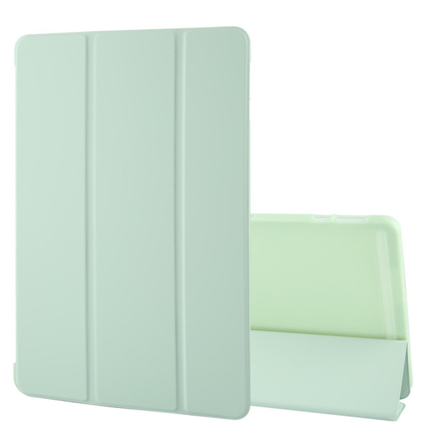 For Honor Pad 9 Tri-fold Silicone Leather Tablet Case(Green)