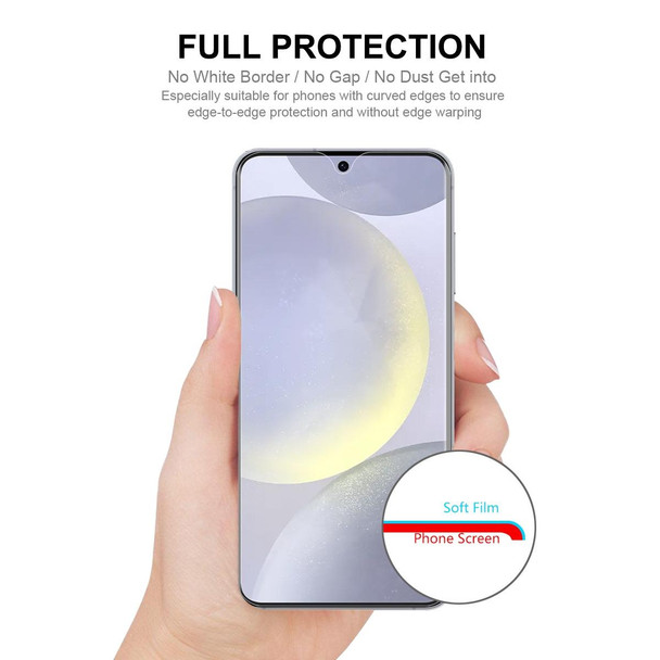 For Samsung Galaxy S24+ 5G 10pcs ENKAY Hat-Prince Full Glue Coverage Soft Explosion-proof Hydrogel Film