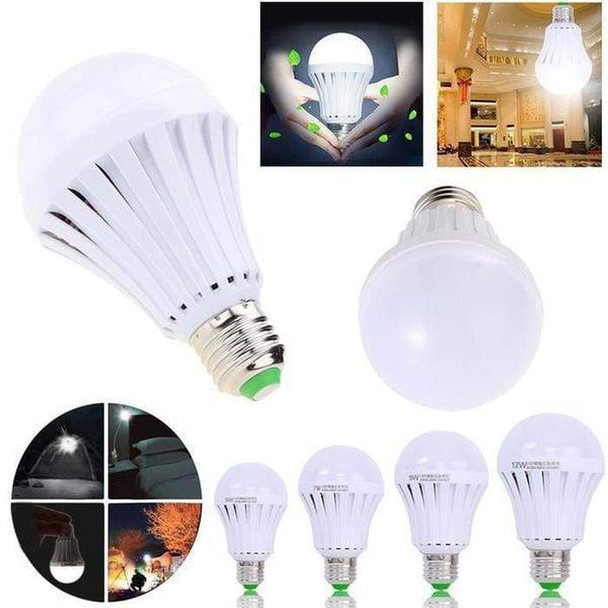 Set of 2 Smart Rechargeable Light Bulb 9W Screw