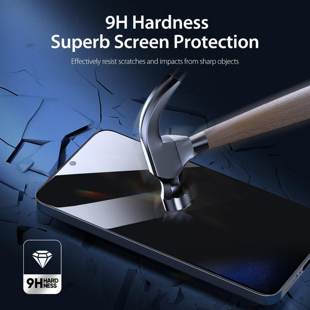 For Samsung Galaxy S24 5G 5pcs DUX DUCIS 0.33mm 9H High Aluminum Anti-spy HD Tempered Glass Film