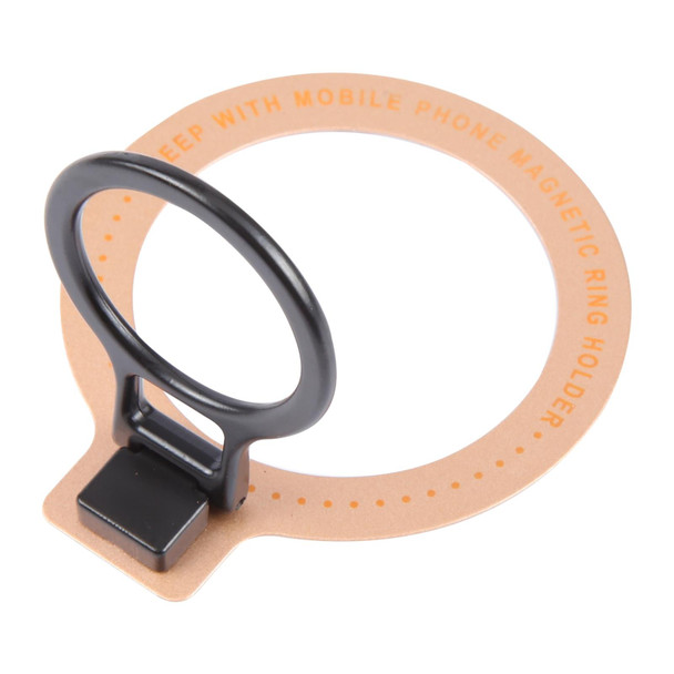 CPS-050 Adhesive MagSafe Magnetic Ring Phone Ring Holder(Rose Gold)