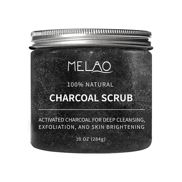 MELAO 100% Natural Charcoal Scrub