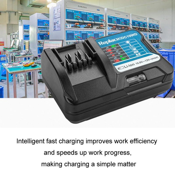 For MAKBL1013 10.8V~12V Lithium Battery Charger, Specification: EU Plug