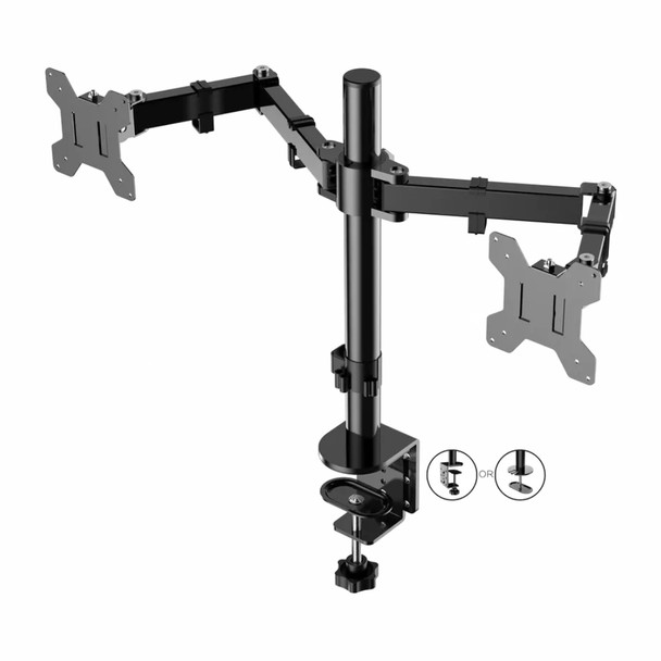 BRACKET - MONITOR CLAMP DUAL ARM ECONO