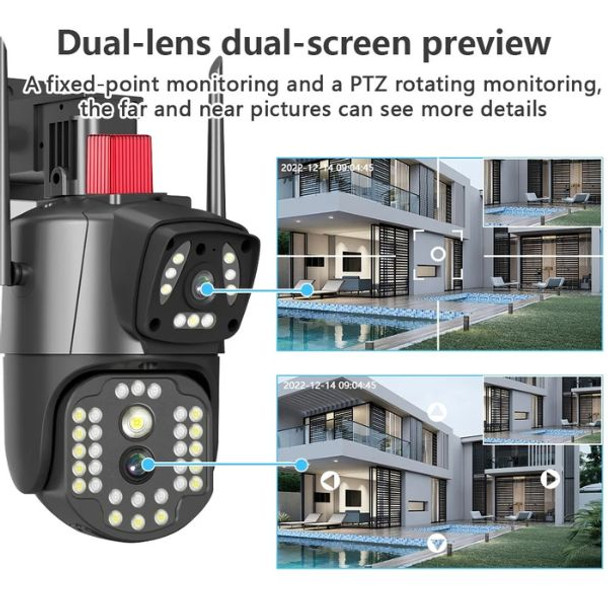 Outdoor Dual Lens Security Camera