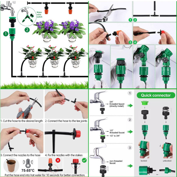 Garden Drip Nozzle Combination Set