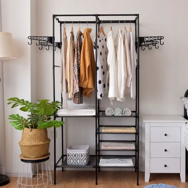Modern Coat Rack with Shelves
