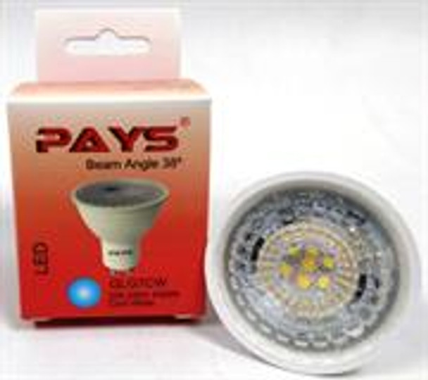 Noble Pays GU10 LED Downlight Lamp Cool White- Low Energy Consumption, Colour Temperature 4500K, Total power 7w, Input Voltage-AC 220V-240V, Lumens 700Lm ±10%, Shockproof And Vibration Proof, Retail Box , 1 Year Warranty