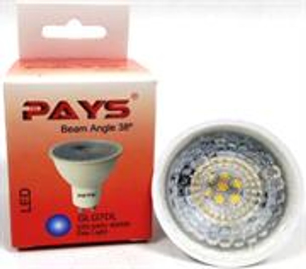 Noble Pays GU10 LED Downlight Lamp Day Light-Low Energy Consumption, Colour Temperature 6500K, Total power 7w, Input Voltage-AC 220V - 240V, Lumens 700Lm ±10%, Shockproof And Vibration Proof, Retail Box , 1 Year Warranty