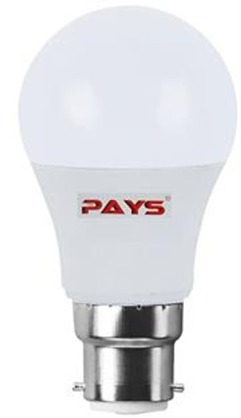 Noble Pays A60 Daylight 9w B22 LED Lamp - Easy Installation, Plug And Play, Suitable For Yards, Cars, Living Rooms, Bedrooms, Hotels, Retail Box 1 Year Warranty