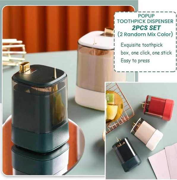 Creative Automatic Press Toothpick Dispenser